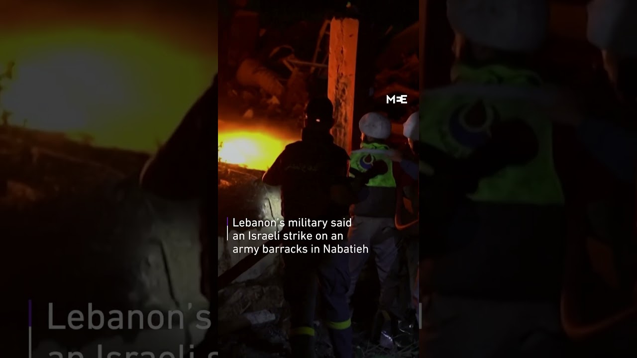 Israeli strike targets Lebanese civil defence centre in south Lebanon