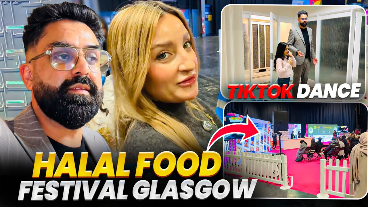 Halal Food Festival Glasgow 🍔☠️ Toxic Waste Candy Challenge + Hannah’s & Mamu’s TikTok Dance