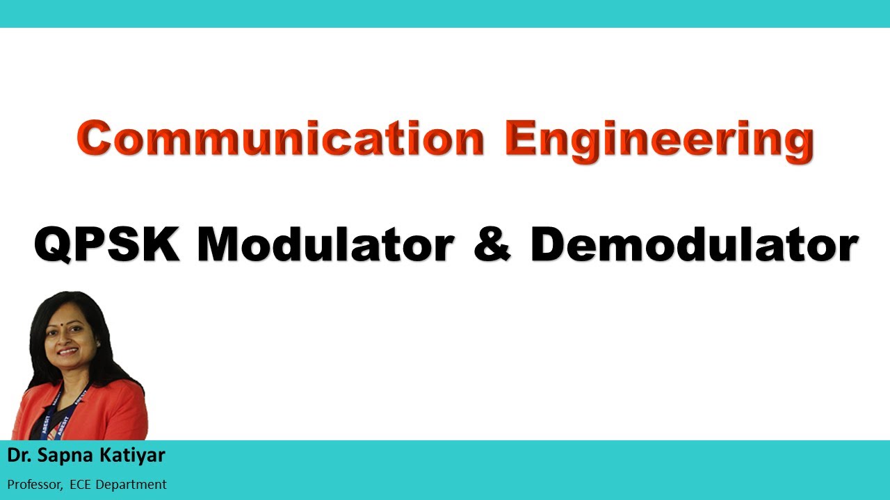Communication Engineering - Quadrature Phase Shift Keying (QPSK) Modulator & Demodulator