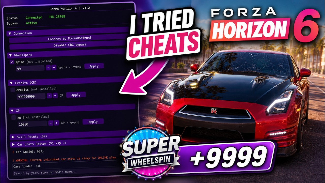 forza horizon 6 cheats &mdash; This Money Glitch Hack Is INSANE
