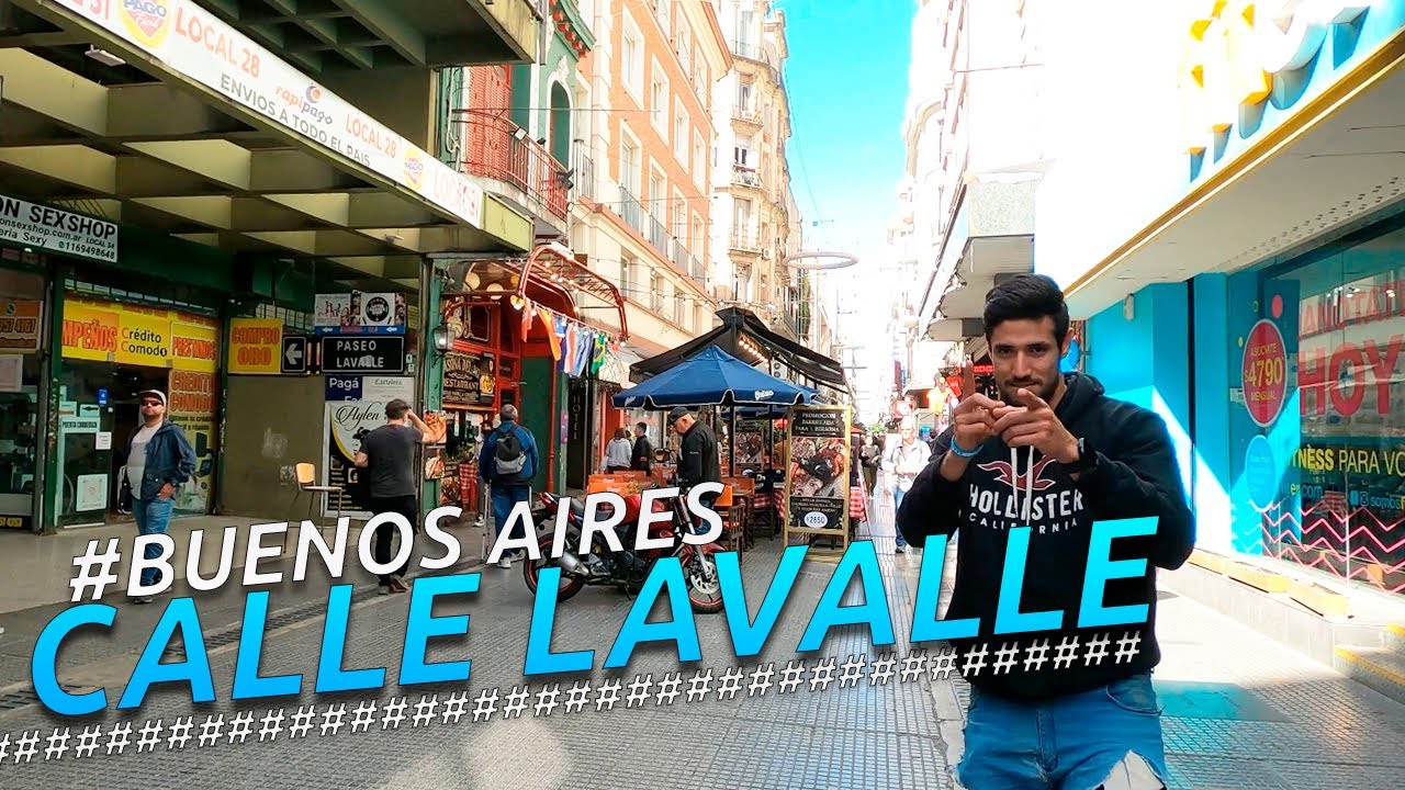 Recorriendo CALLE LAVALLE I BUENOS AIRES I ARGENTINA I 4K Walking Tour VLOG