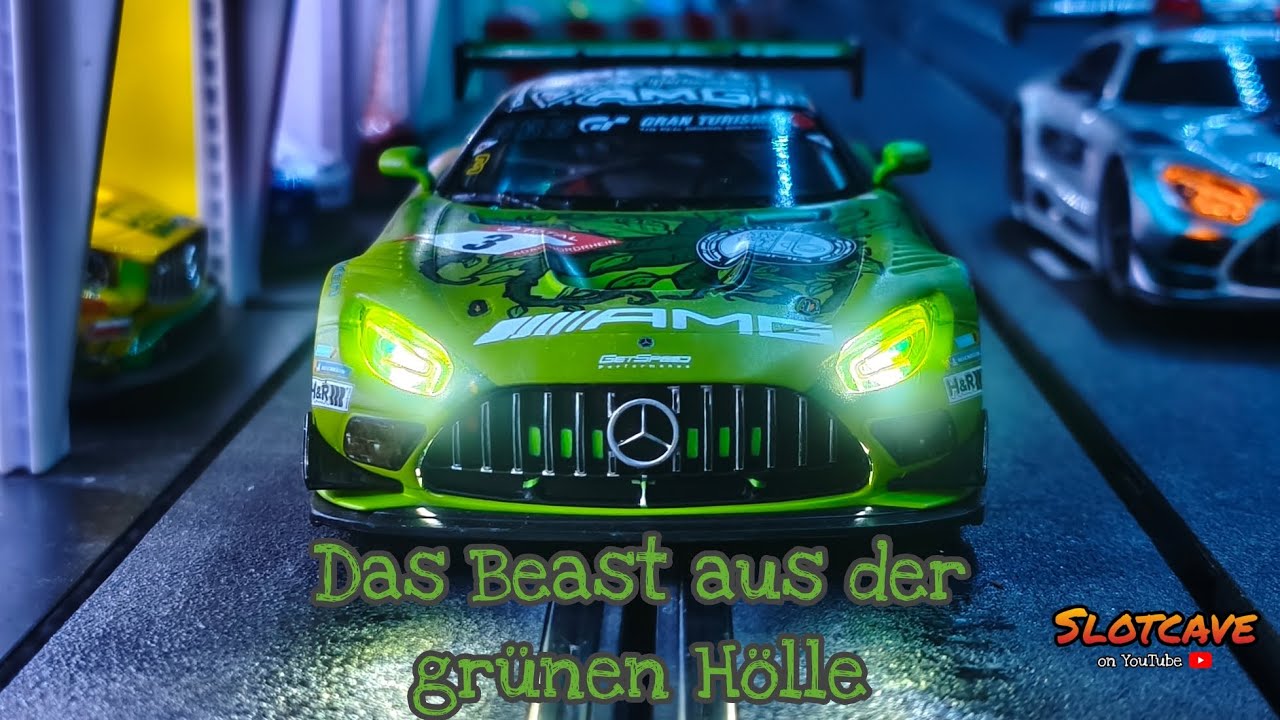 Carrera Digital 132, das Beast aus der grünen Hölle, AMG GT3 EVO 