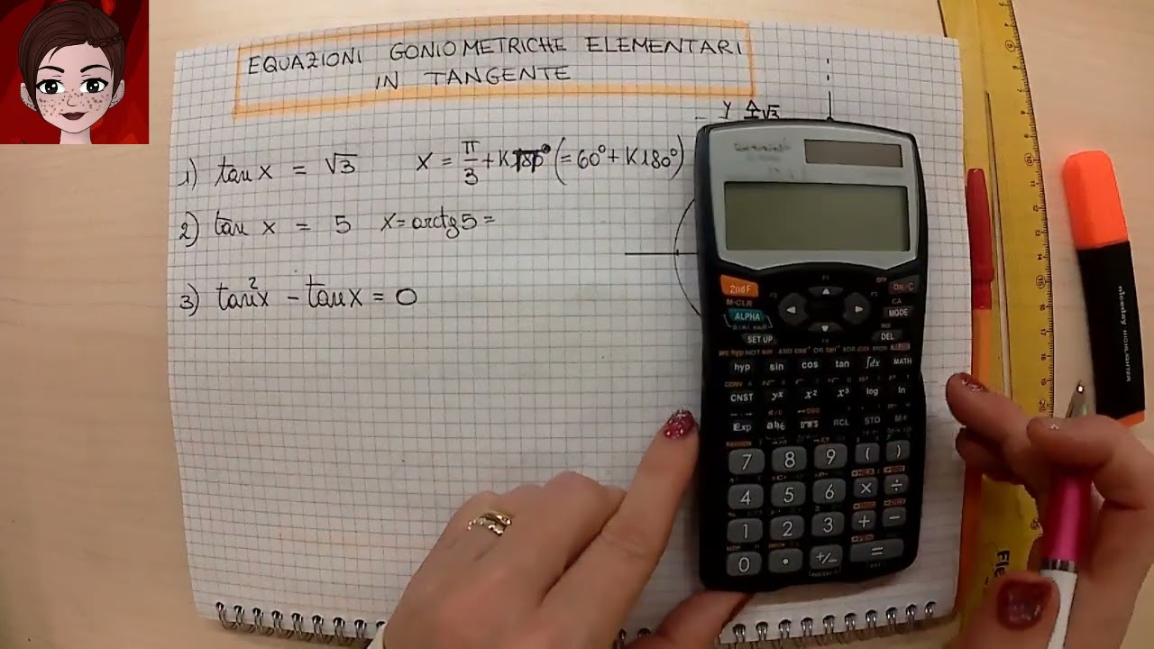 Equazioni Goniometriche Elementari in Tangenti