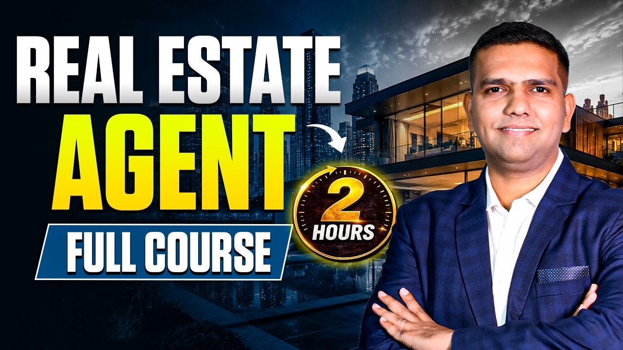 Real Estate Agent Course | How to become a Real Estate Agent | Dr Amol Mourya | Real Estate Coach