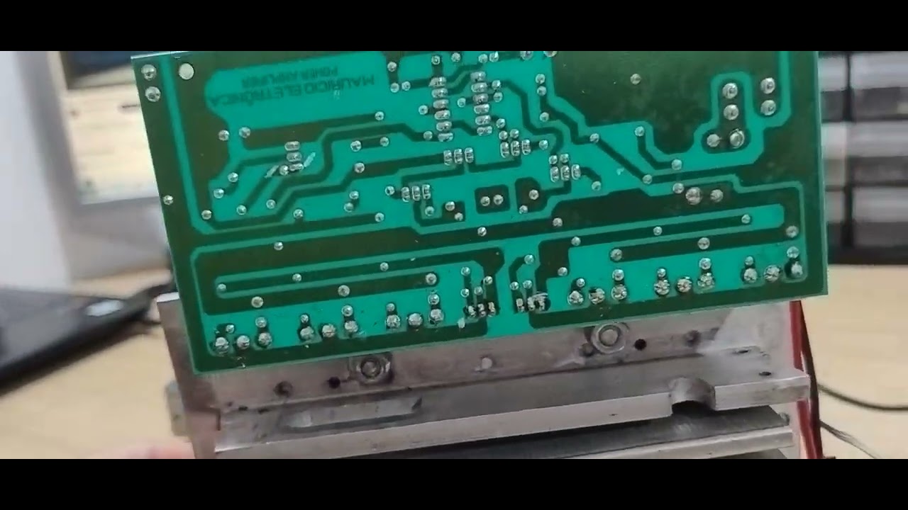 Sony gtx77 mostrando o projeto amplificador modificado...