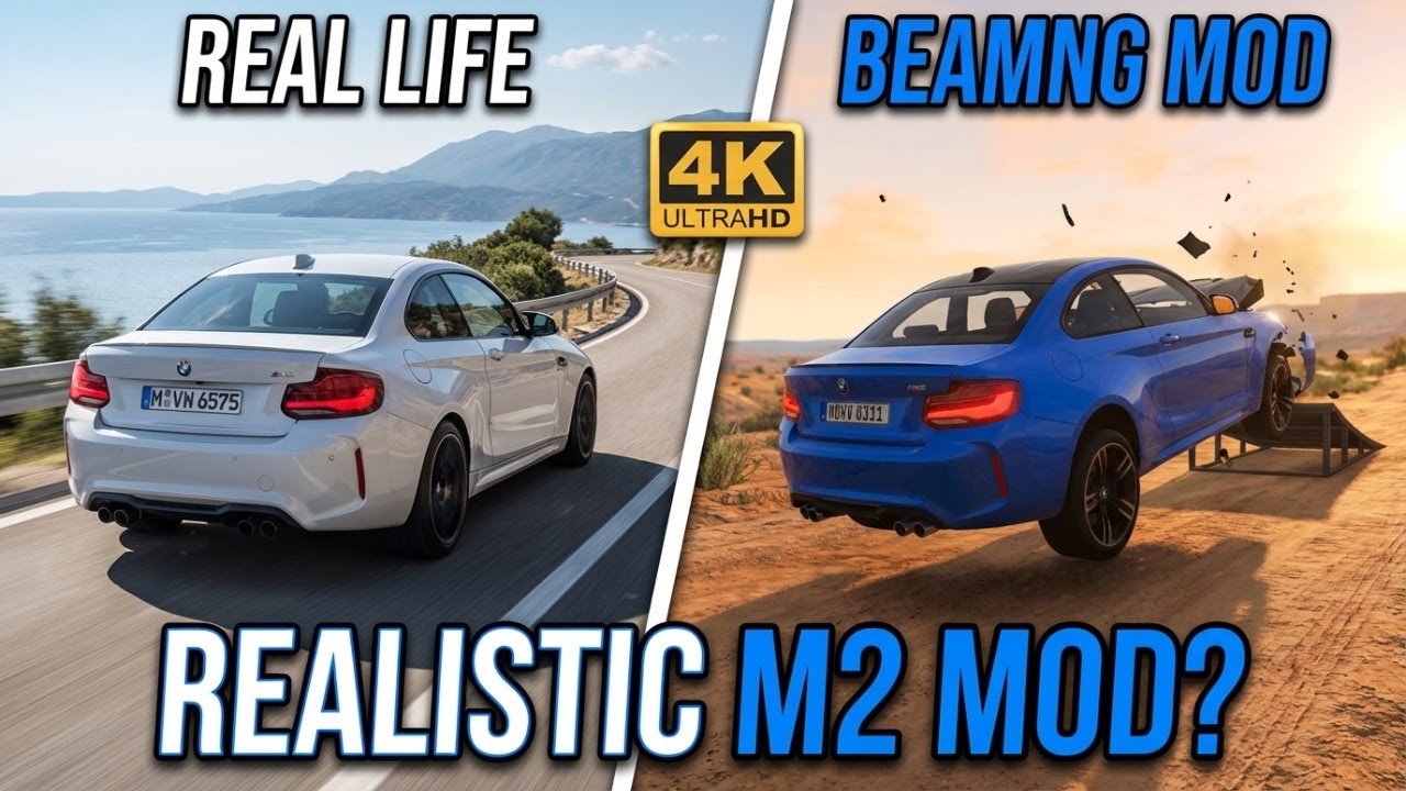 2020 BMW M2 Comp/CS - BeamngDrive (Mod Review)