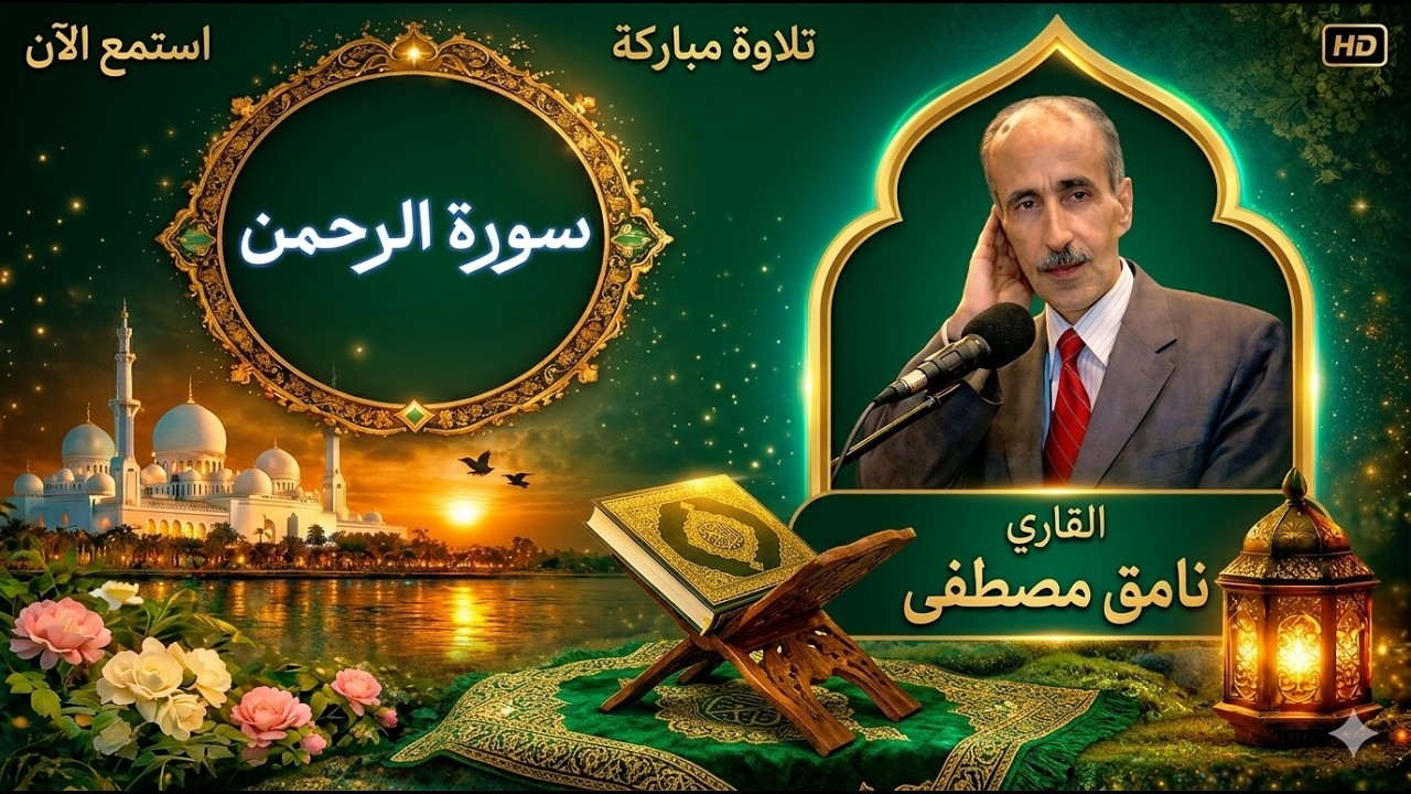 سورة الرحمن كاملة|القارى نامق مصطفى |بالطريقة العراقية الحزينة 