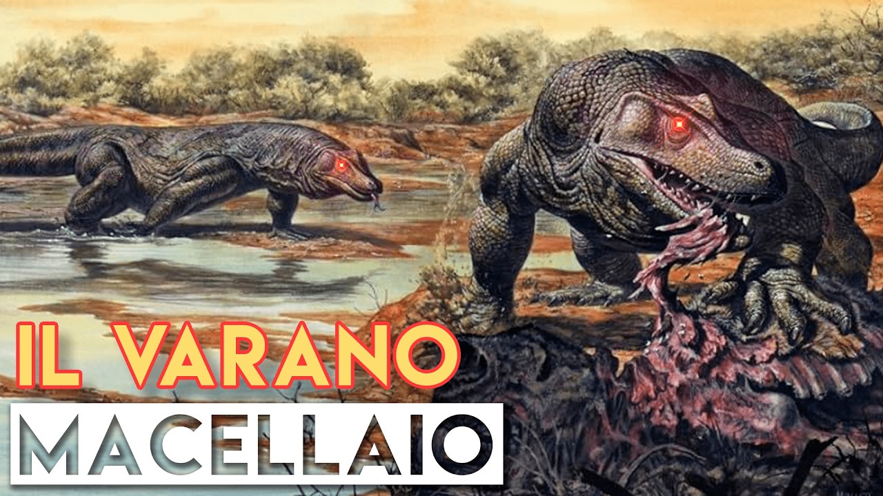 MEGALANIA: il varano gigante preistorico che terrorizzava l'Australia