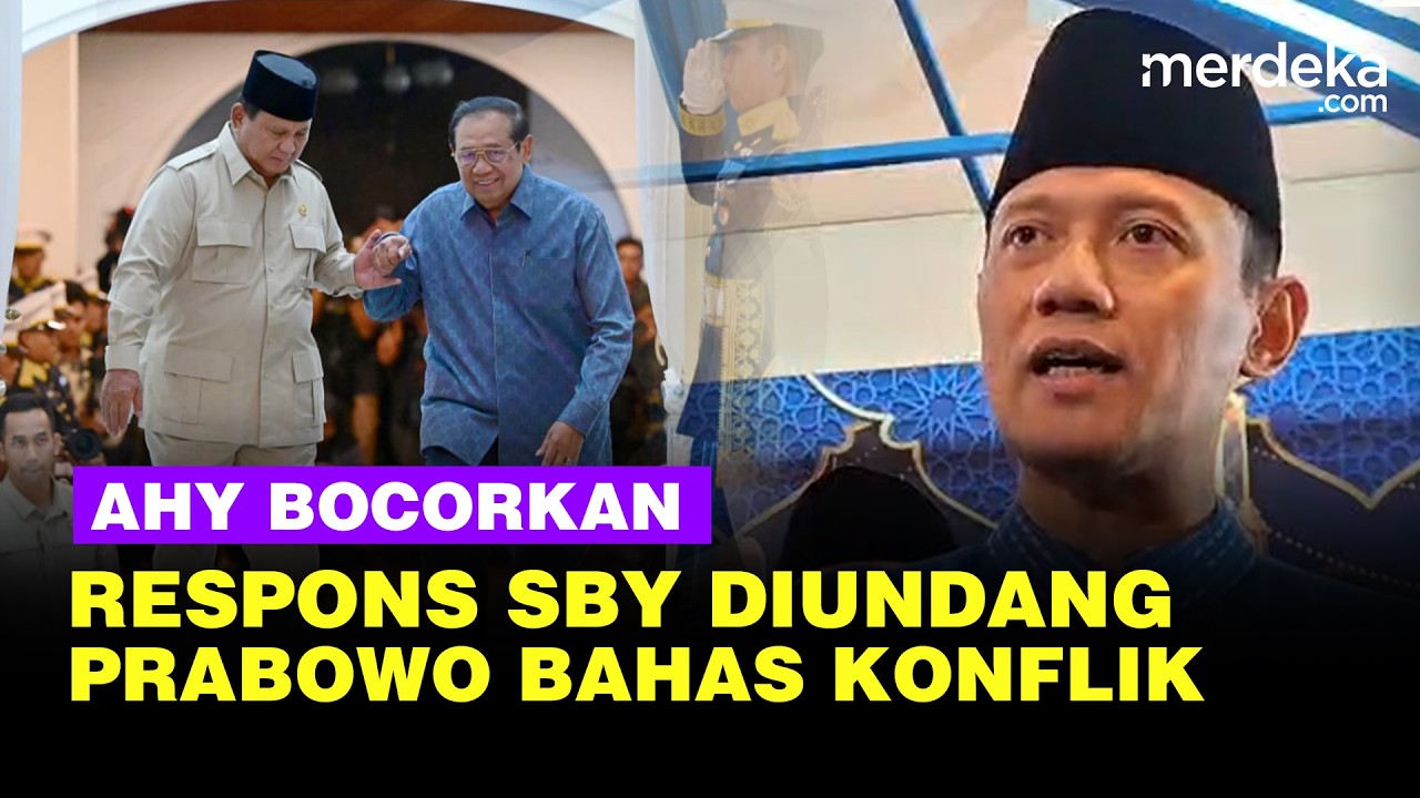AHY Beberkan Respons SBY Usai Diundang Prabowo Bahas Konflik Timur Tengah