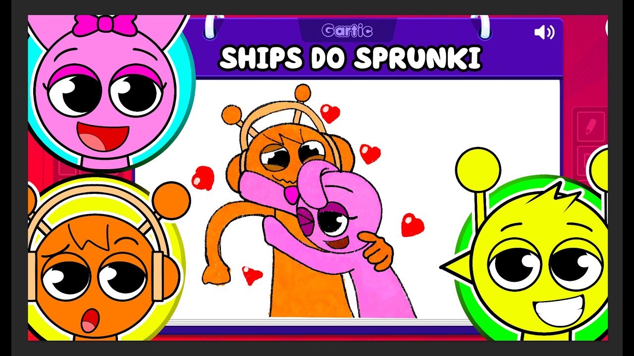 Sprunki DESENHARAM SHIPPS no Gartic