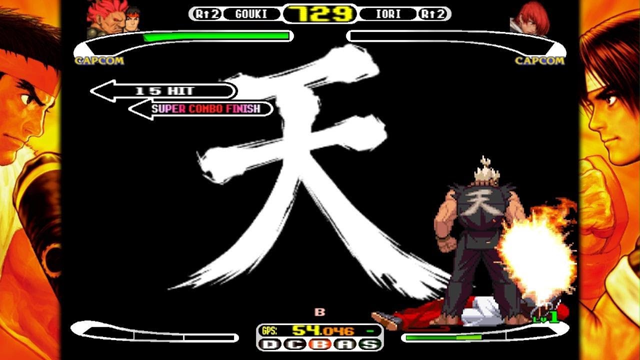 Needed a quick warm-up (Capcom Vs SNK Pro.)