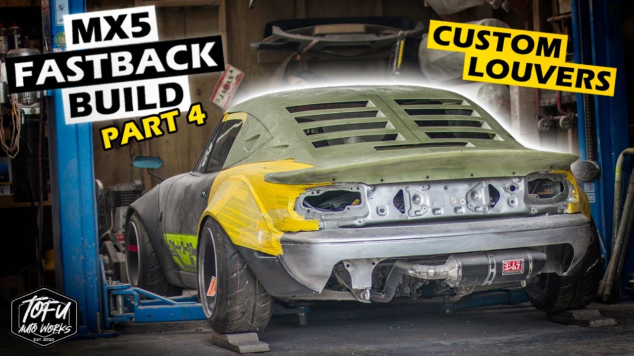 Designing Custom Louvers! Cyberpunk Miata Build: Part 4