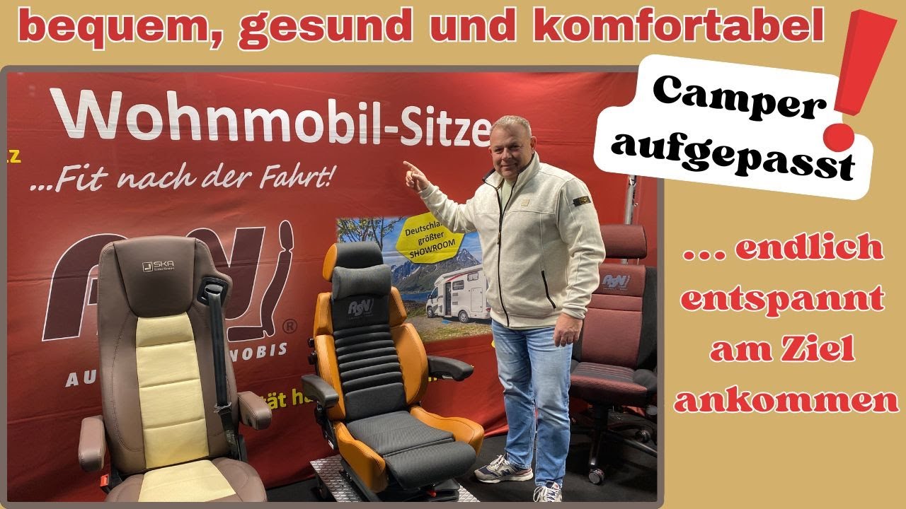Individuelle und ergonomische Sitze für Wohnmobil, Van und Camper! Firma ASN
