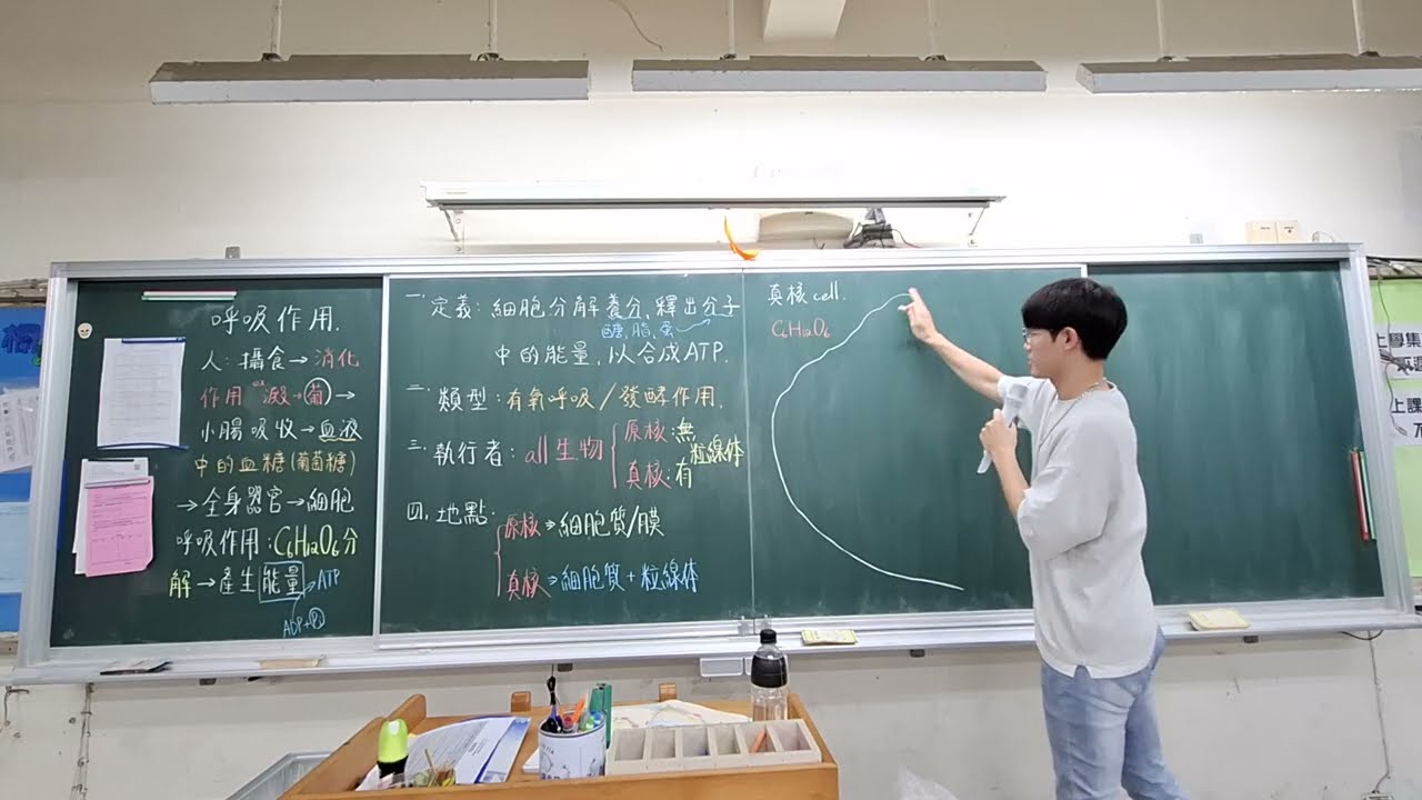 20260318 高一生物(學測生物)-呼吸作用&發酵作用 高一11 #生物 #高中 #老師日常 #老師 #教書 #video #school #science #教育