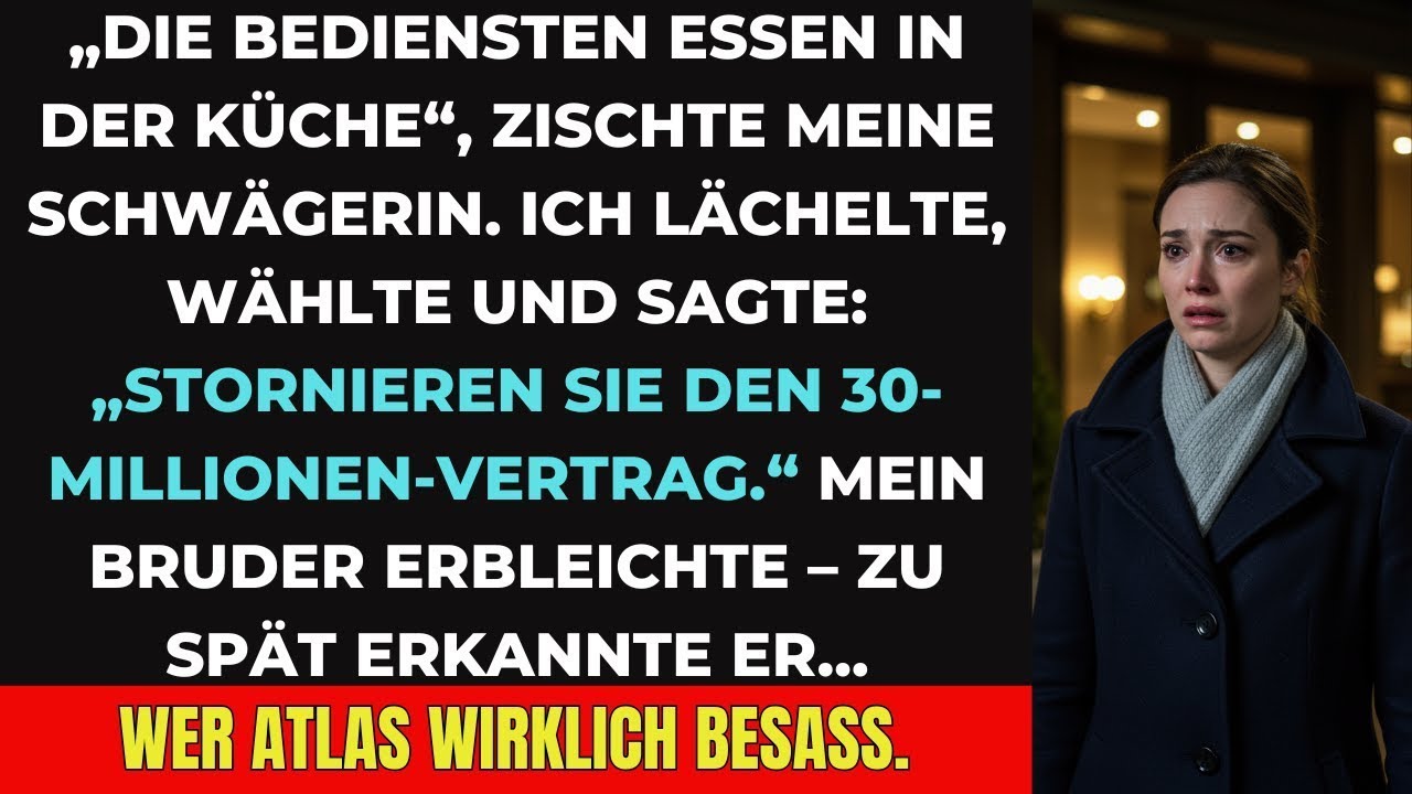 ➡️ „Das Personal isst in der Küche “ – Ihre Worte  Meine Antwort  $30 Millionen gecancelt