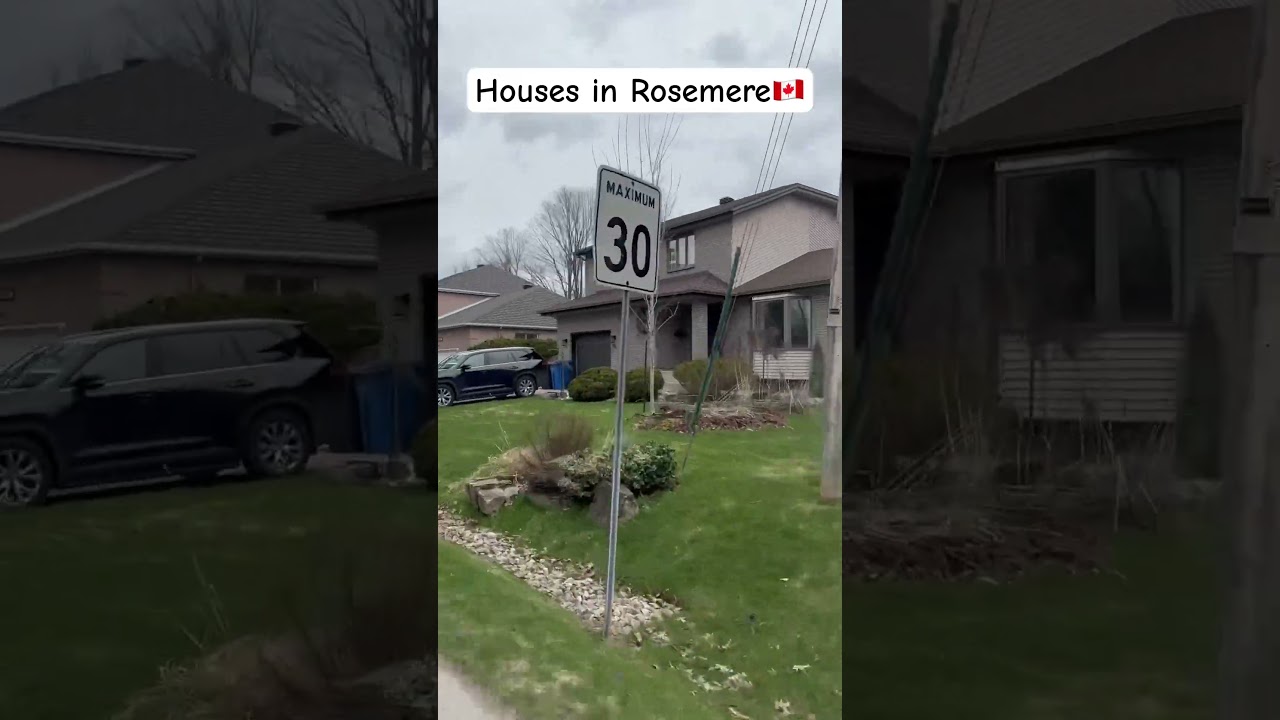 Beautiful houses in Rosemere , Quebec, Canada🇨🇦