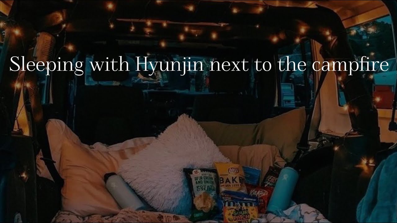 Stray Kids ASMR Sleeping With Hyunjin Next To The Campfire⛺️🪐