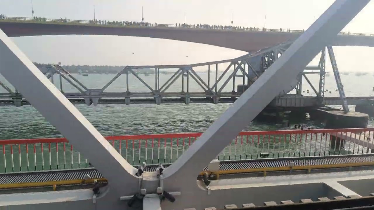 Pamban bridge #rameshwaram #pamban #viral 