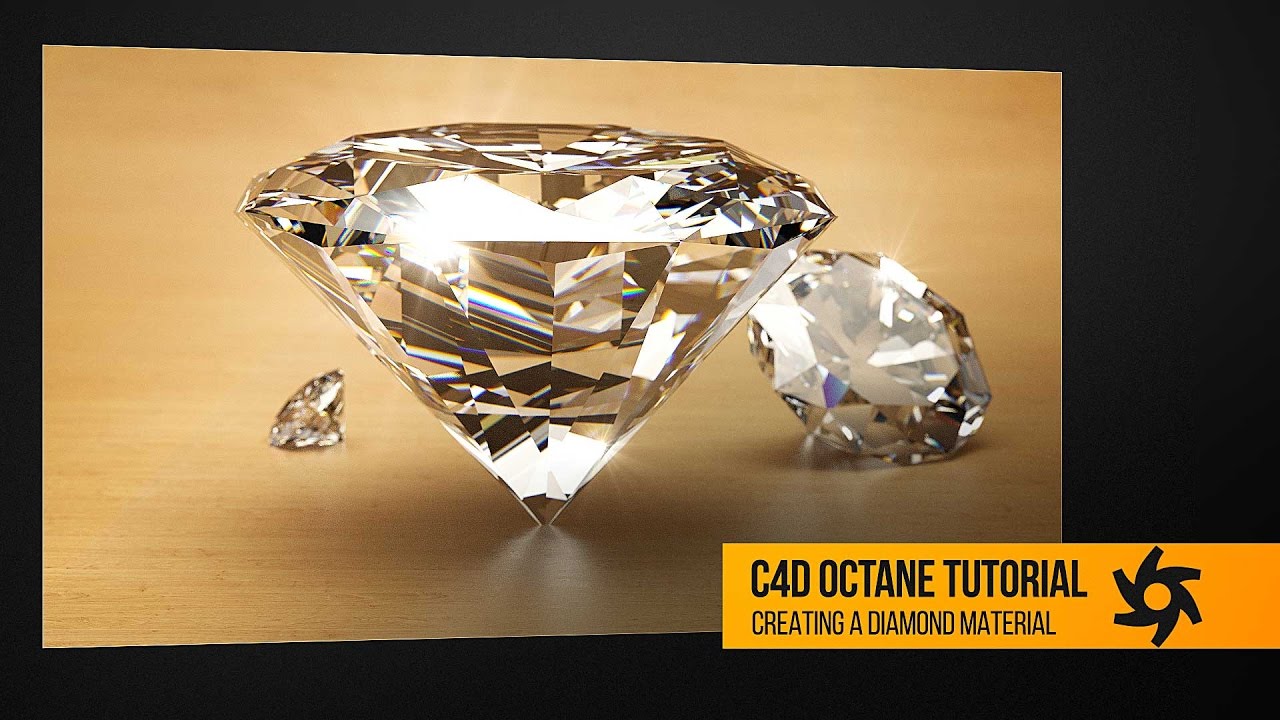 Making a Diamond Material in Octane C4D Tutorial