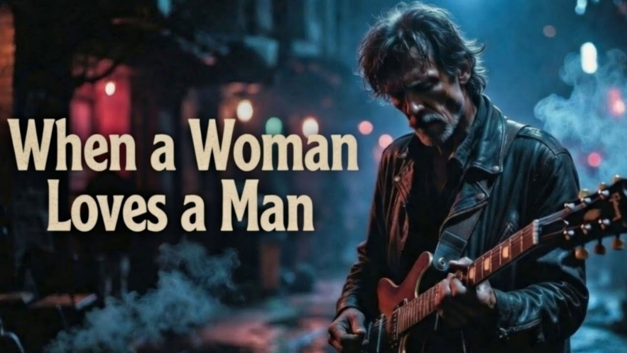 When a Woman Loves a Man – Slow Rock Blues | Emotional Blues Rock Guitar