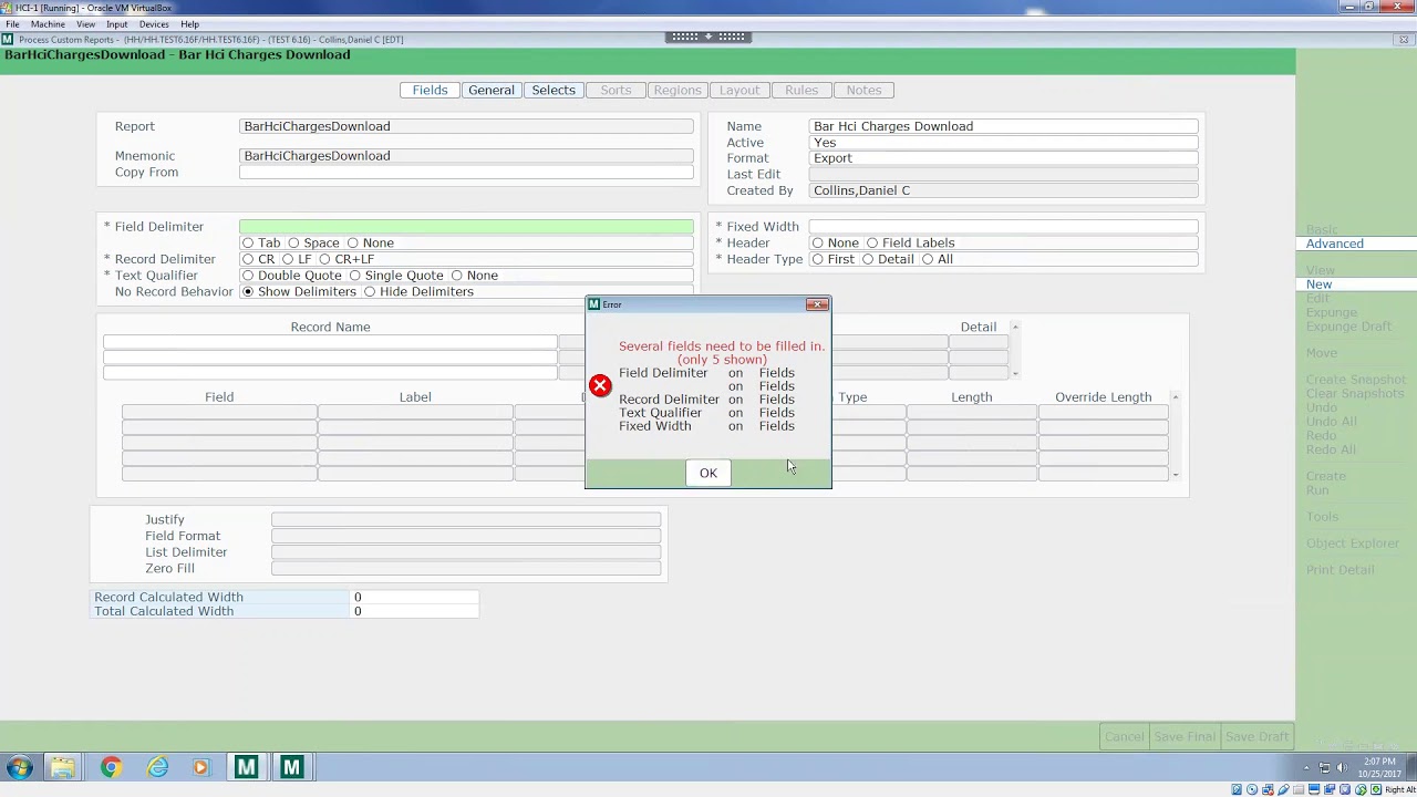 Creating a Report Designer Extraction Report