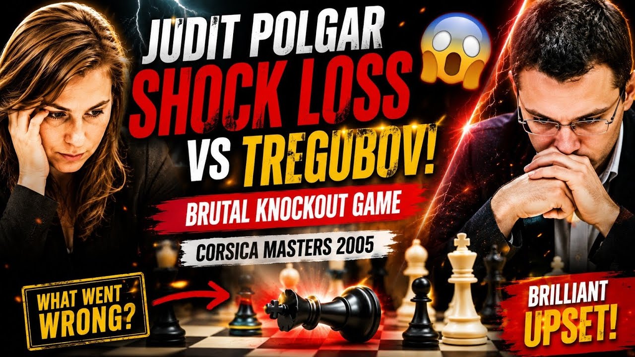 Judit Polgar SHOCK LOSS vs Tregubov! 😱 | Brutal Knockout Game &ndash; Corsica Masters 2005