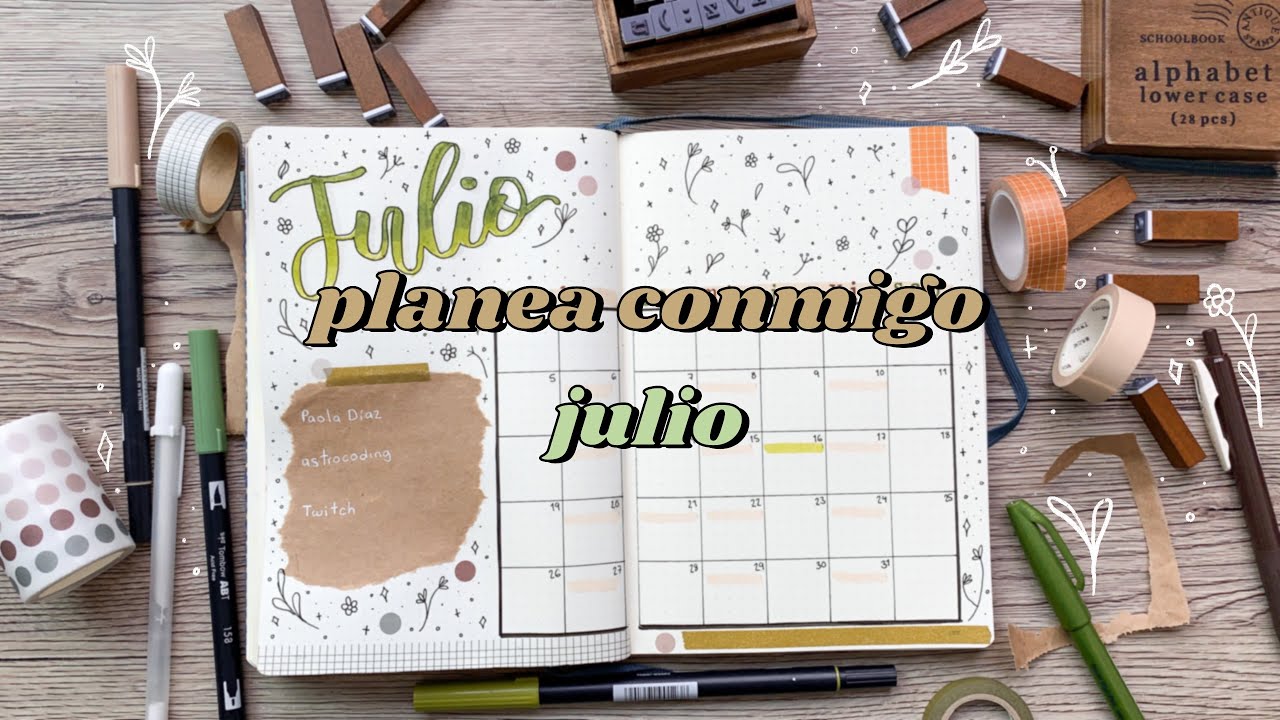 planea conmigo julio 2020