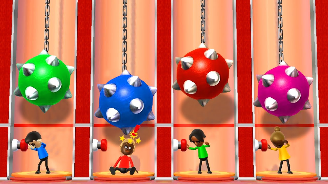Wii Party - All Minigames Play as Mr.Bean (Hardest Difficulty)