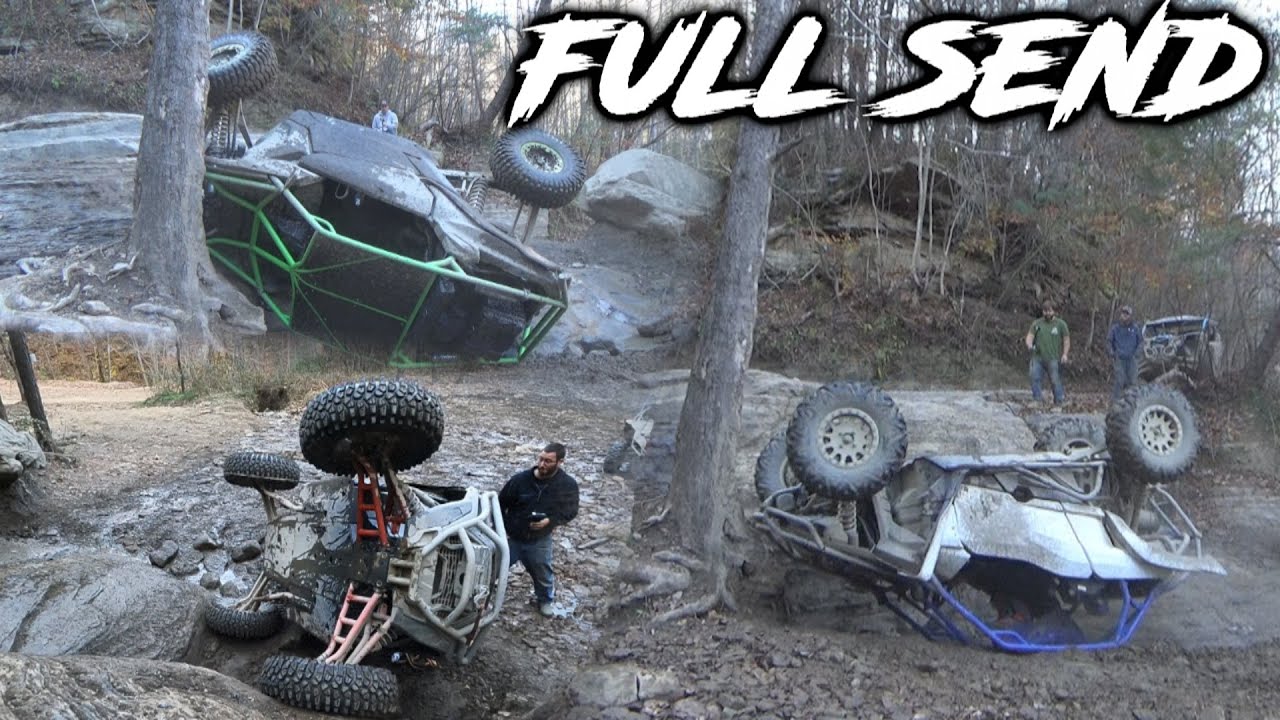 All The Rollovers | RZR, X3, YXZ vs Waterfall at Black Mountain | UTV/SXS Fails