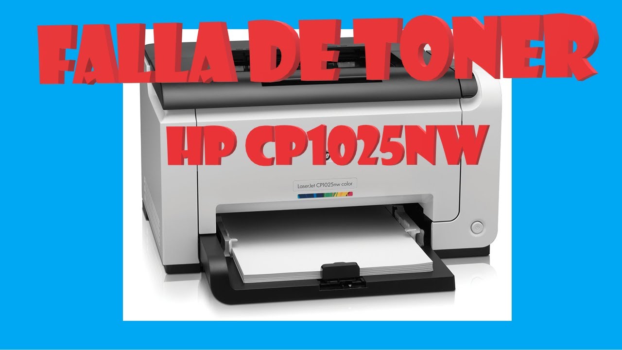 Falla de toner en HP CP1025