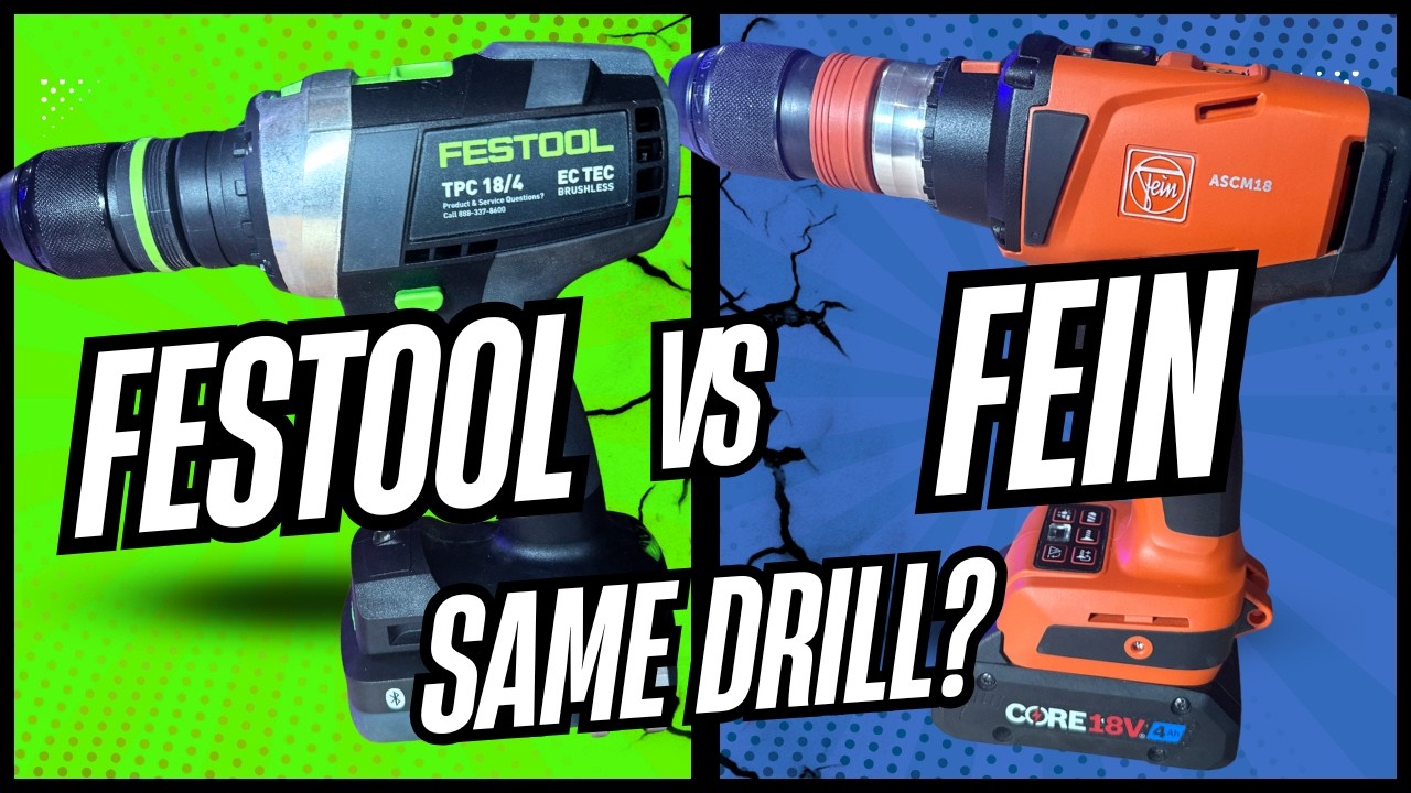 Festool против Fein: это, по сути, одна и та же дрель?
