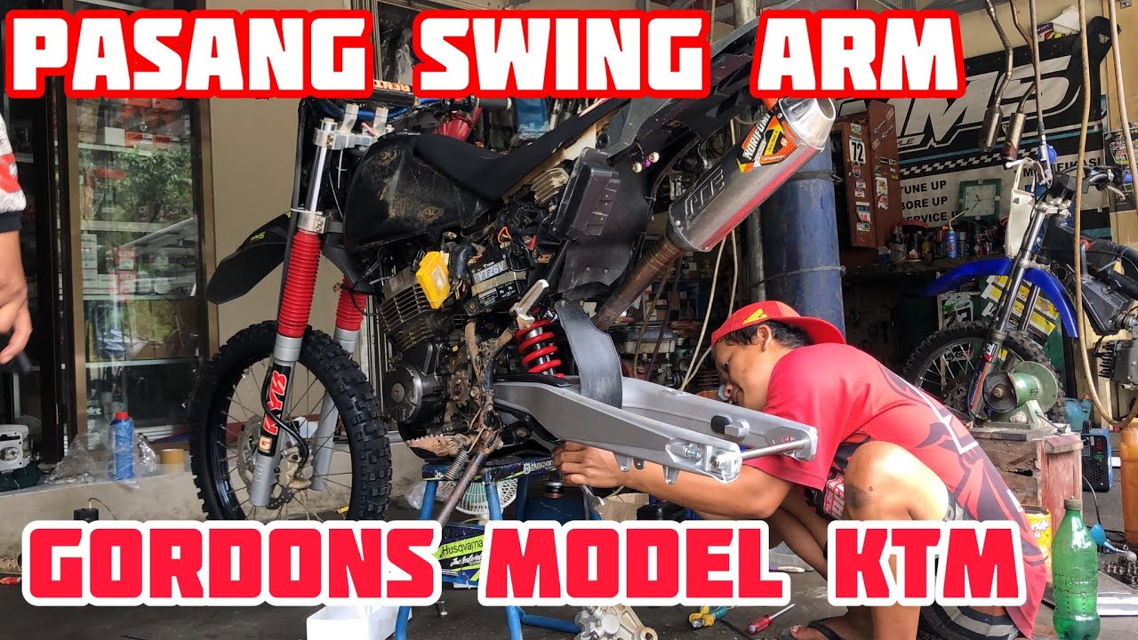 SWING ARM GORDONS MODEL KTM PNP CRF SANGAT GANTENG😍MUDAH PASANG JUGA‼️#crf150l #modifikasi