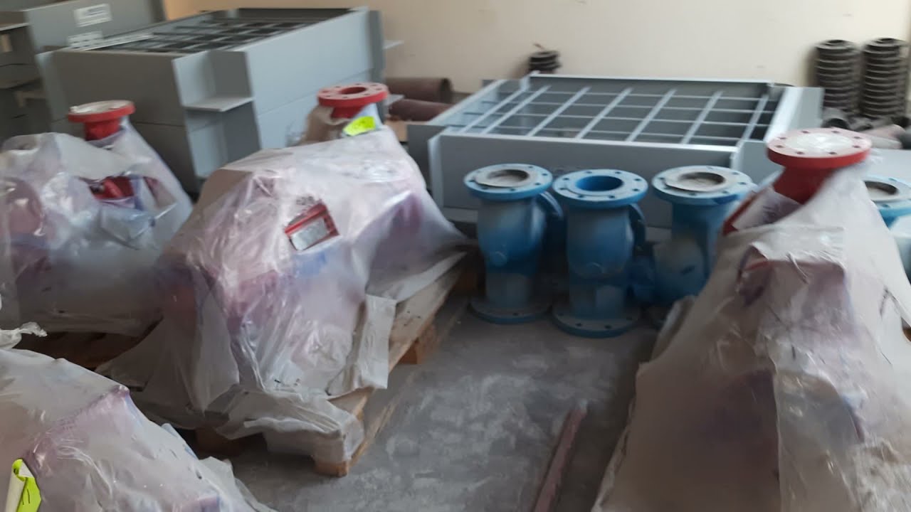 Chilled Water Pump Details | Chilled Water Received at site | Inertia Base Details as per CHW Pump.