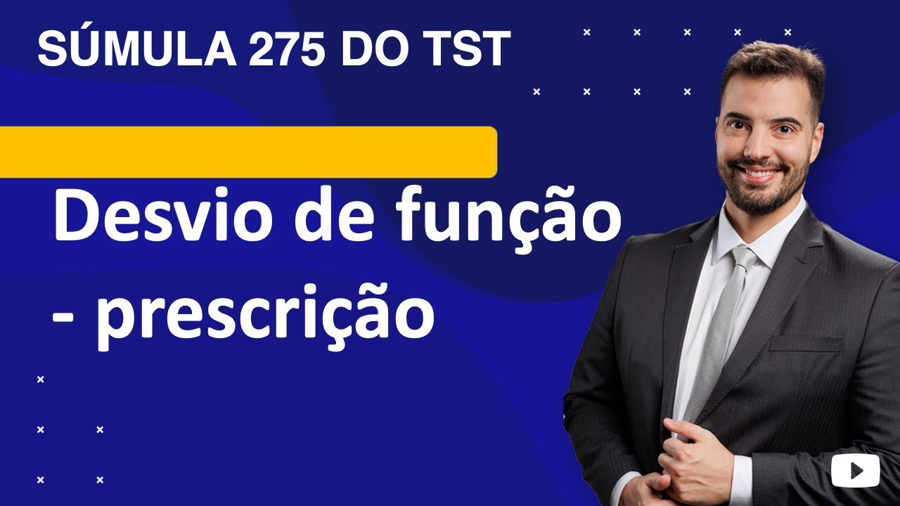 Súmula 275 TST - desvio de função e prescrição
