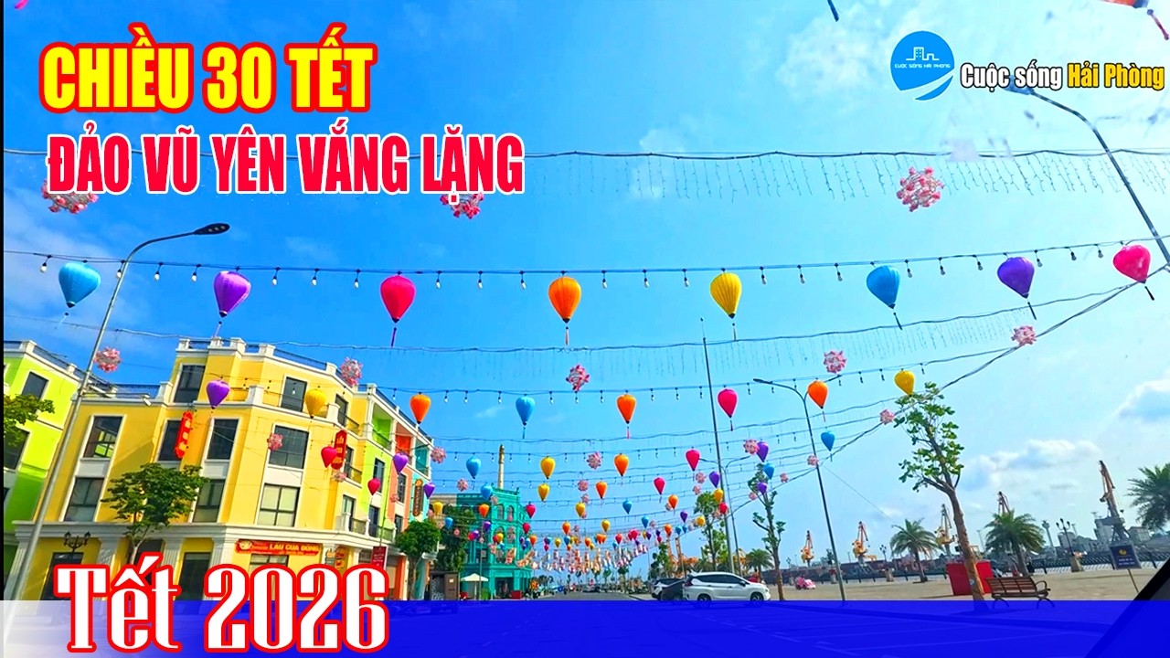Đảo Vũ Yên chiều 30 Tết: Vắng lặng nao lòng