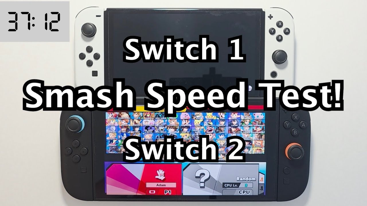 Switch 1 vs. Switch 2: Super Smash Bros. Ultimate Speed Test!