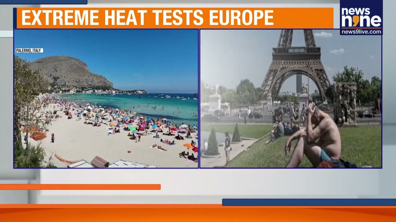 Europe Heatwave Crosses 40&deg;C | Air Conditioning vs Climate Debate Intensifies | News9