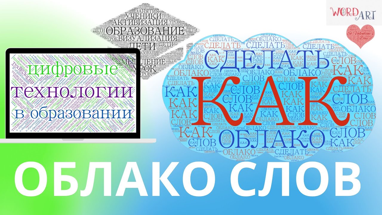 Как сделать ОБЛАКО СЛОВ используя сервис Word Art