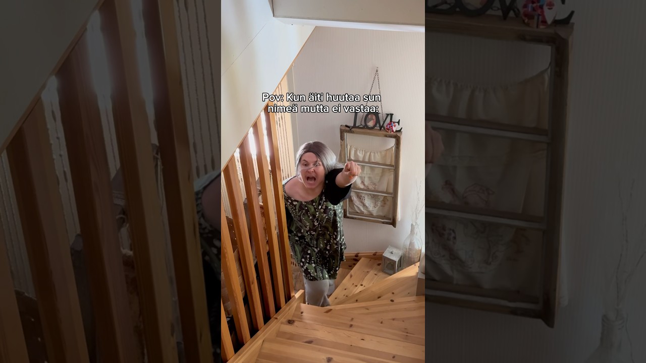 &Auml;iti VS Lapsi 🤭 Kun &auml;iti huutaa sun nime&auml;&hellip;