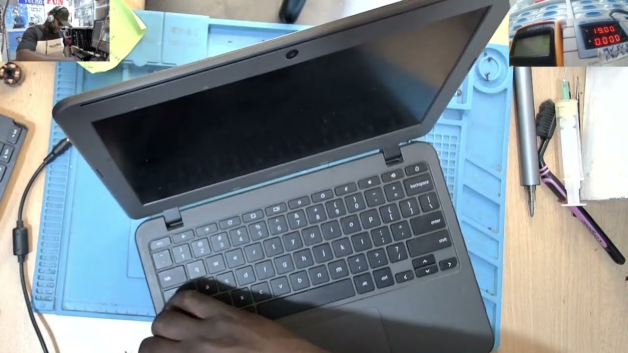 Acer Chromebook short circuit motherboard repair -A quick fix