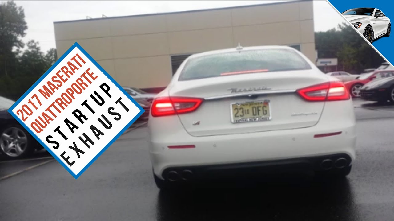2017 Maserati Quattroporte Exhaust Startup Engine Sound