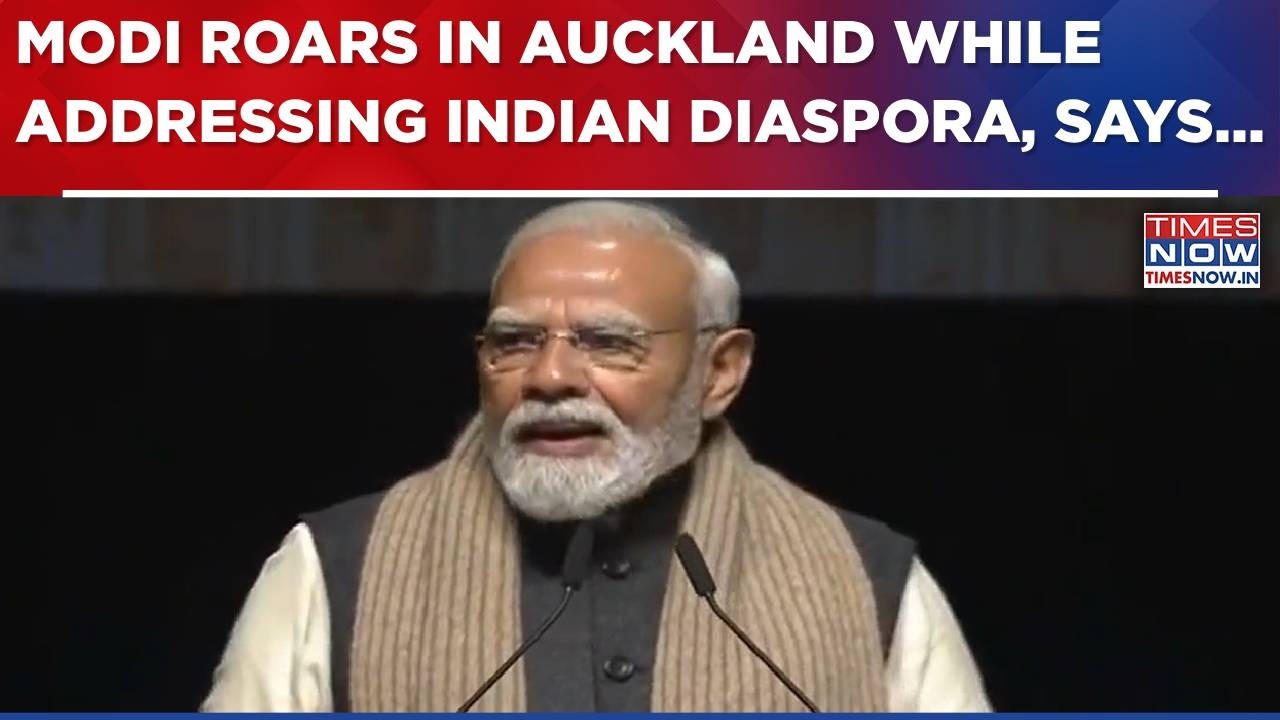 PM Modi Roars In Auckland While Addressing Indian Community, Says 'India-New Zealand's Friendship..'