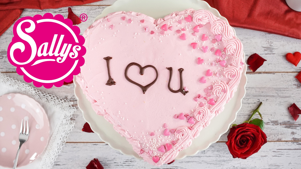Herztorte ohne Werkzeug / Valentinstag / Muttertag / Sallys Welt