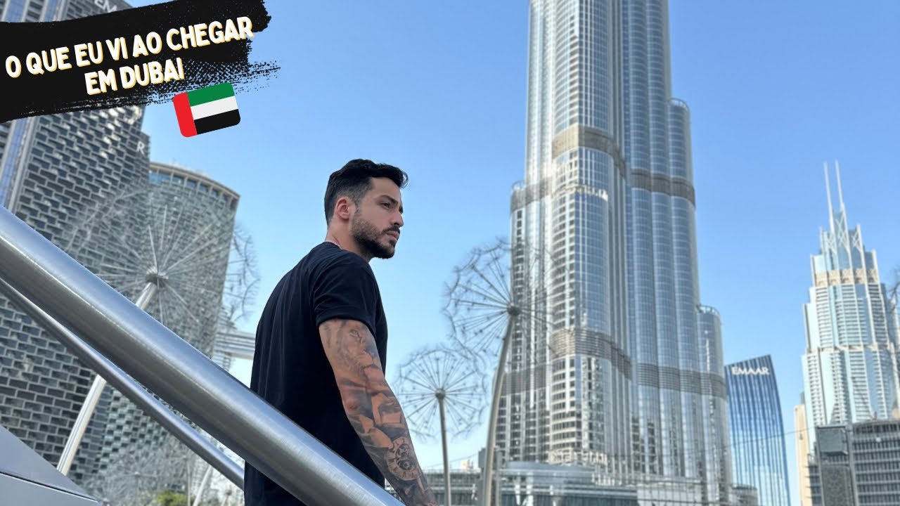 O QUE EU VI AO CHEGAR EM DUBAI? BURJ KHALIFA ; DUBAI MALL ; GOLD SOUK