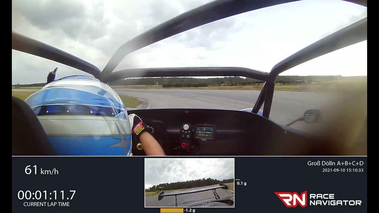 RN #1 Onboard video Groß Dölln A+B+C+D, LOTUS 311, 02:15.973
