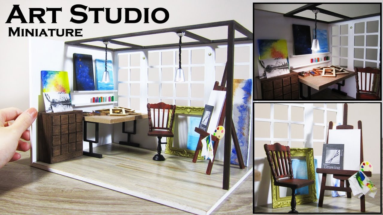 DIY Miniature - Art Studio (Customized Kit)