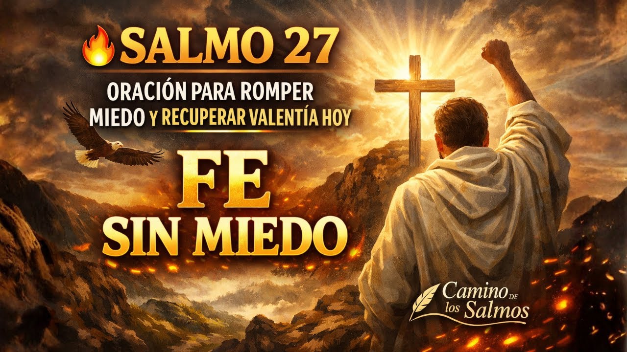 🔥 SALMO 27 — ORACIÓN PARA ROMPER MIEDO Y RECUPERAR VALENTÍA HOY | Camino de los Salmos