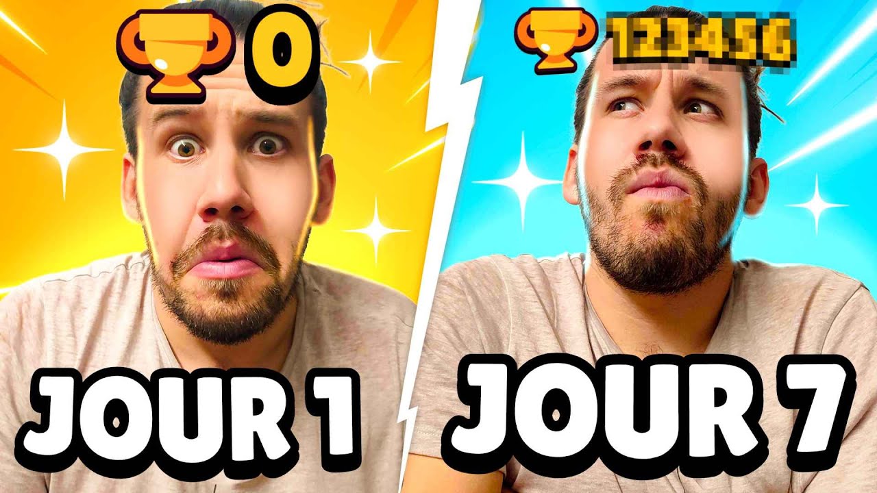 7 JOURS POUR FAIRE 100 000 TROPHÉES SUR BRAWLSTARS ! ( ça c'est pas passé comme prévu … )