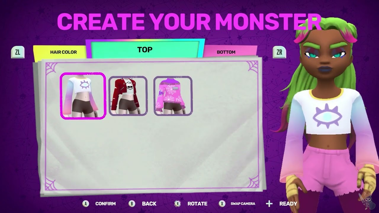 Monster High Skulltimate Secrets Start Character Customisation