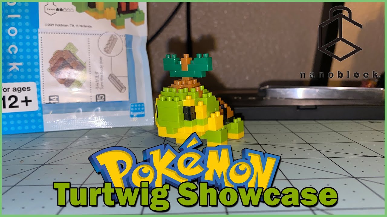 Nanoblock Pok&eacute;mon: Turtwig Showcase